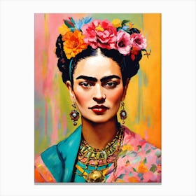 Frida Kahlo 2fy Canvas Print