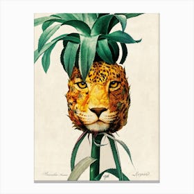 Pineapple - leopard Canvas Print