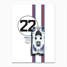 Porsche 917 Martini No. 22 Canvas Print