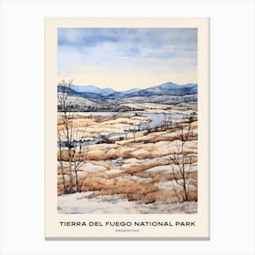 Tierra Del Fuego National Park Argentina 2 Poster Canvas Print