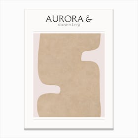 Aurora & Drawing Canvas Print