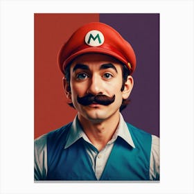 Mario Bros 6 Canvas Print