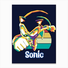 Sonic The Hedgehog Lienzo