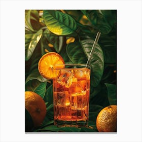 Iced Tea With Oranges 2 Canvas Print