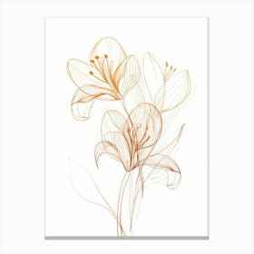 Lilies 5 Canvas Print