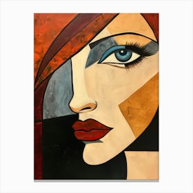 Face Of A Woman 109 Canvas Print