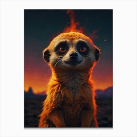 Meerkat 9 Canvas Print