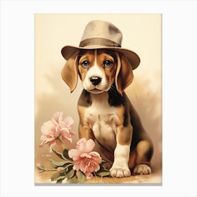 Beagle Puppy Canvas Print