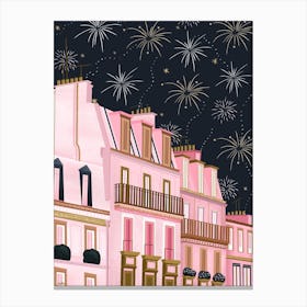 Rooftops In Paris Canvas Print
