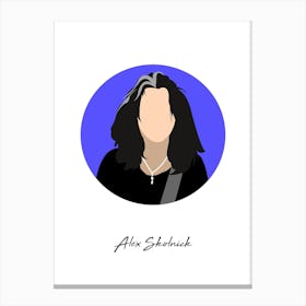 Alex Skolnick Guitarist Minimalist Canvas Print