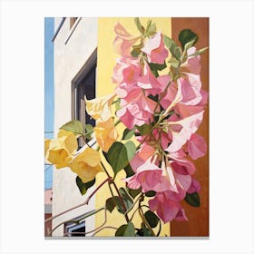 Bougainvillea 4 Flower Painting Canvas Print