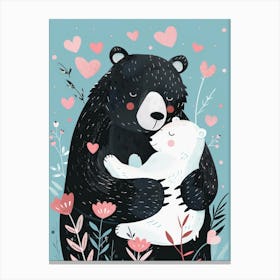 Bear Hug 2 Canvas Print