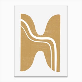 Letter H Canvas Print