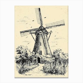 Windmill 17 Canvas Print