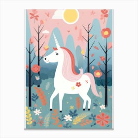 Janaka Funny Cute Unicorn In Forest Flat Illustration 10905722 531c 4596 8316 A76bccfde8ea Gigapixel Standard Scale 3 00x Canvas Print