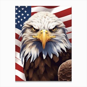 American Bald Eagle Canvas Print