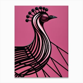 Peacock 1 Canvas Print