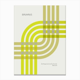 BAUHAUS ROADS Canvas Print