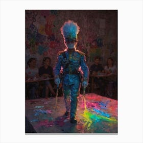 Boy In Uniform Canvas Print