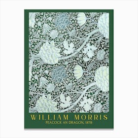 William Morris'S Peacock An Dragon Canvas Print