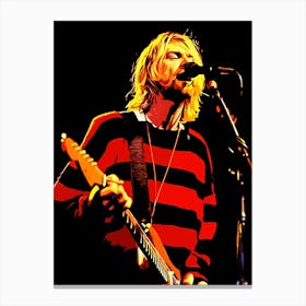 Nirvana kurt cobain 3 Canvas Print