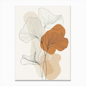 Ginkgo Leaves Canvas Print 1 Canvas Print