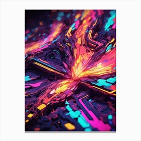 Abstract Fractal Art 1 Canvas Print