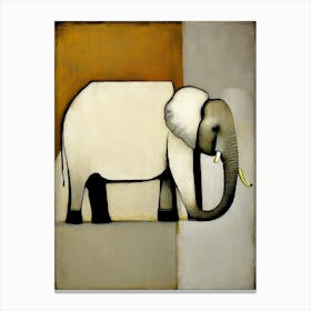 Elephant Symbol 1, Abstract Painting Canvas Print