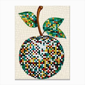 Mosaic Apple Canvas Print