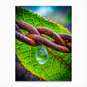 Dewdrop Prisms Explore The World Of Refraction An (3) Canvas Print