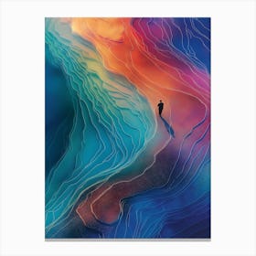 Abstract Landscape Painting Canvas Print