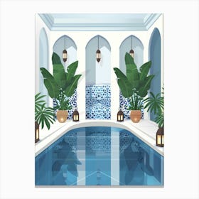 Arabic Interior Design Canvas Print