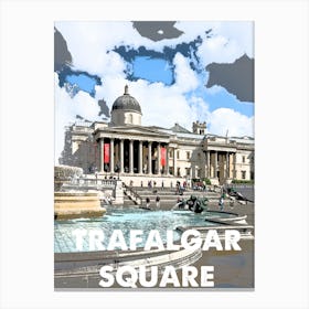 Trafalgar Square, London, Landmark, Wall Print, Wall Art, Poster, Print, Canvas Print