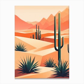 Shaped By The Desert Canvas Print