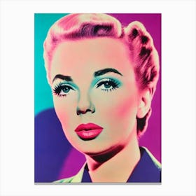 Ida Lupino Pop Movies Art Movies Canvas Print