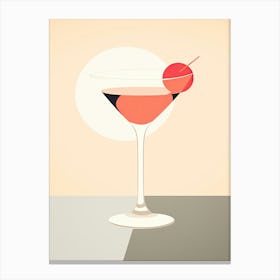 Mid Century Modern Sex On The Beach Floral Infusion Cocktail 2 Canvas Print