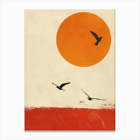 Birds In Flight 3 Canvas Print