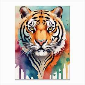 Colourful Tiger Canvas Print