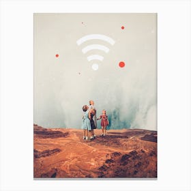 Wirelessly Connected To Eternity Canvas Print