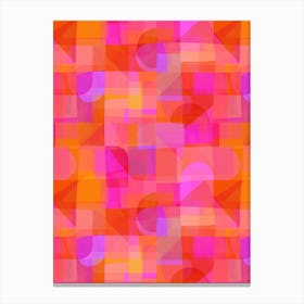 Playhouse Abstract Pattern Canvas Print