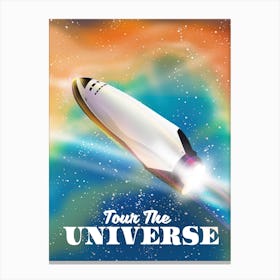 Tour The Universe Space Art Canvas Print