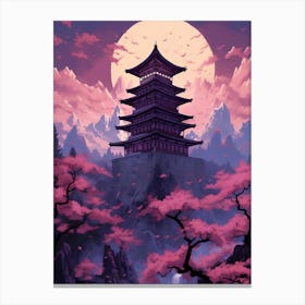 Asian Pagoda 1 Canvas Print