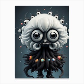 Octopus Monster Canvas Print