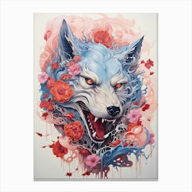 Japanese Wolf Canvas Print