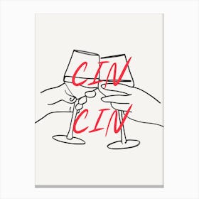 Cin Cin Canvas Print