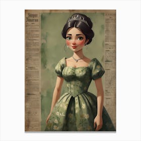 Princess Cinderella- kids 1 Canvas Print