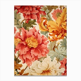 Floral Wallpaper 202 Canvas Print