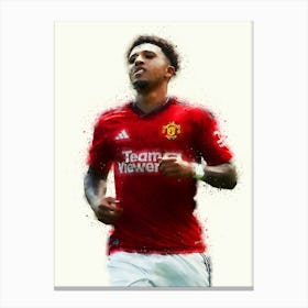 Jadon Sancho Manchester United Canvas Print