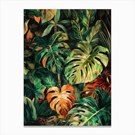Tropical Jungle 1 nature flora Canvas Print