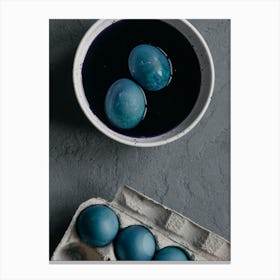 Blue Eggs 3 Canvas Print